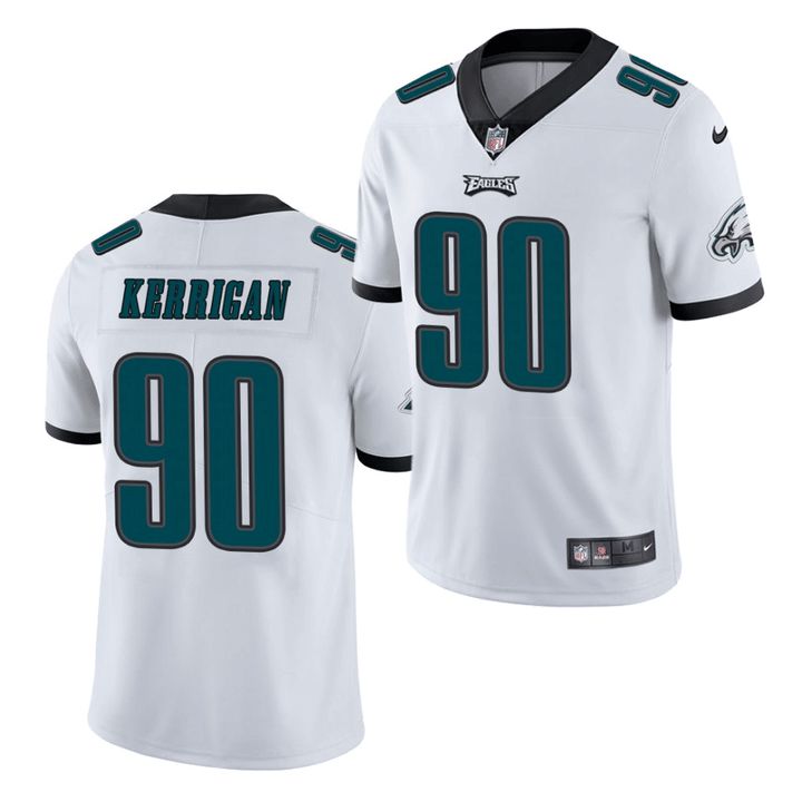 Men Philadelphia Eagles 90 Ryan Kerrigan Nike White Vapor Limited NFL Jersey